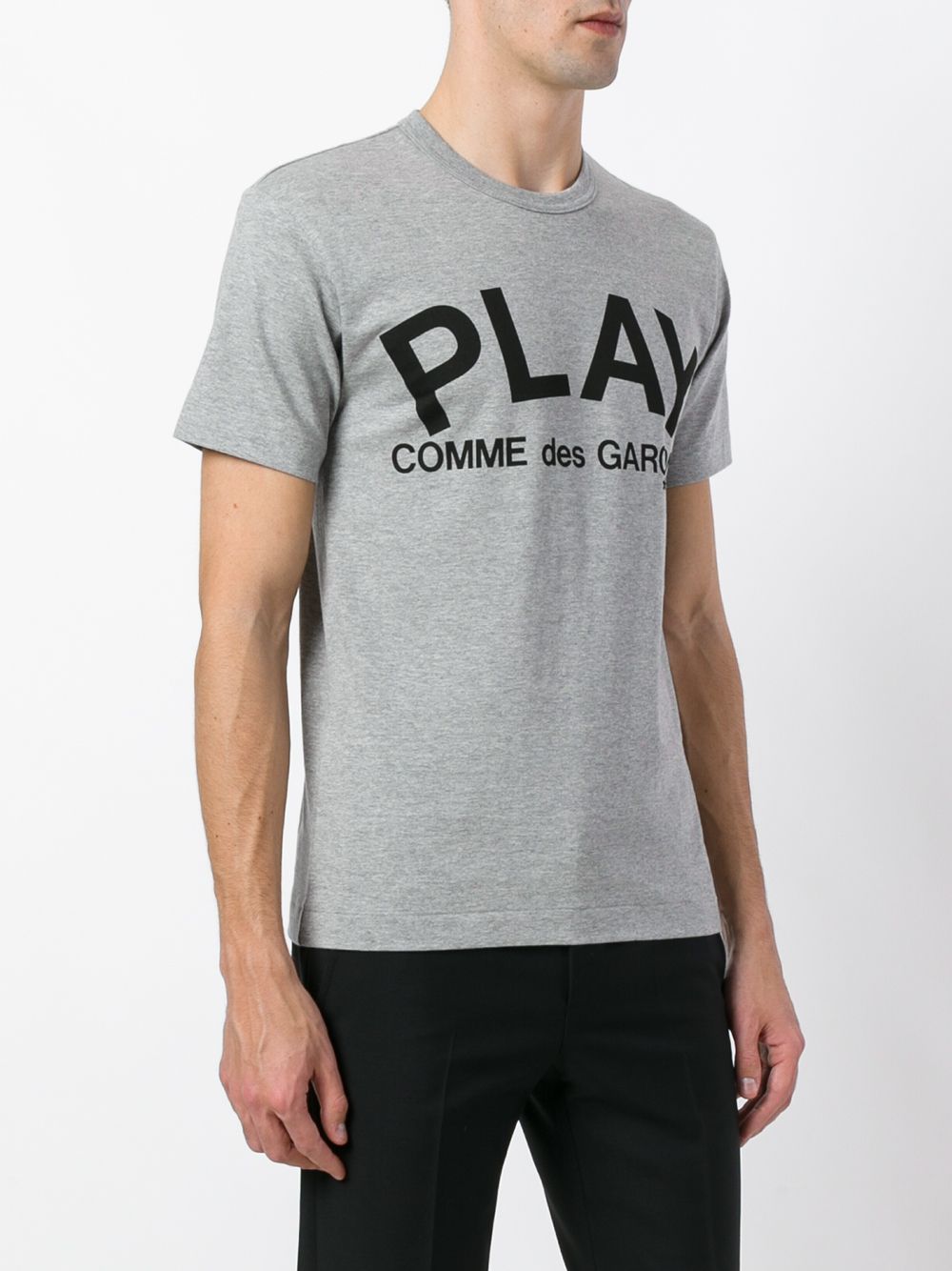 фото Comme des garçons play футболка с логотипом