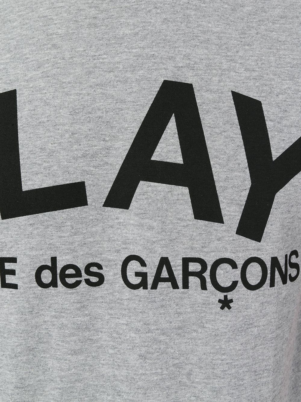 фото Comme des garçons play футболка с логотипом