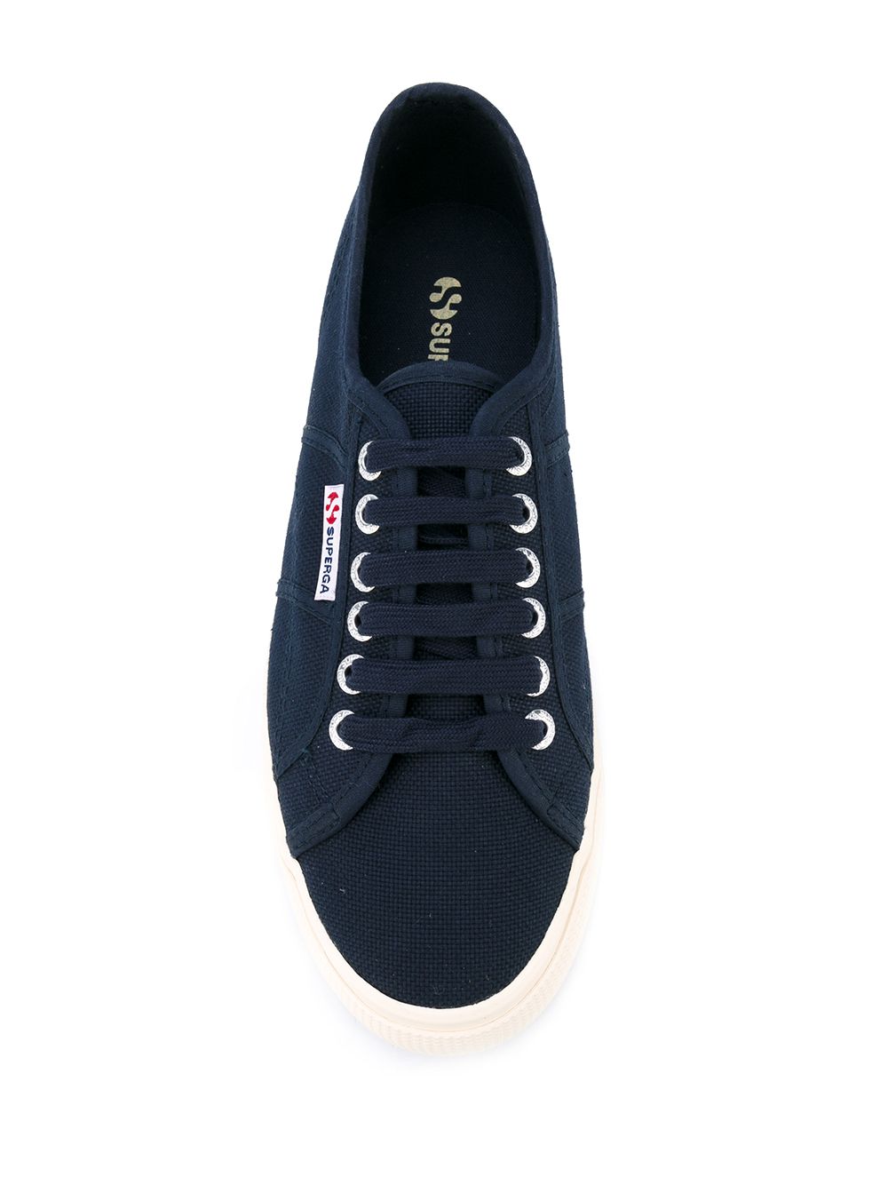 фото Superga кеды на платформе со шнуровкой