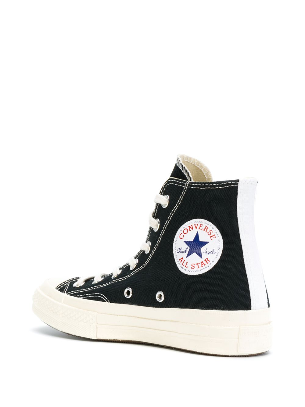 фото Comme des garçons play высокие кеды chuck taylor 70s all star