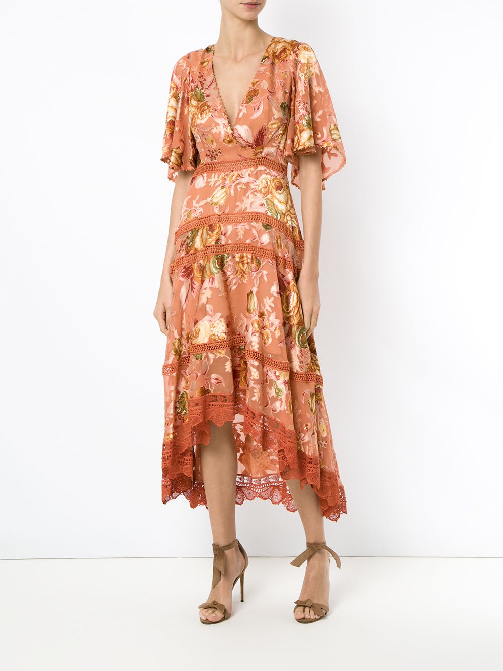 фото Martha medeiros floral midi dress