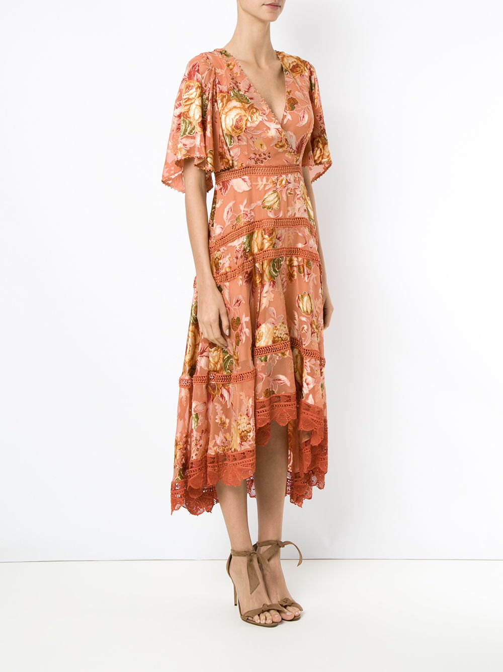 фото Martha medeiros floral midi dress