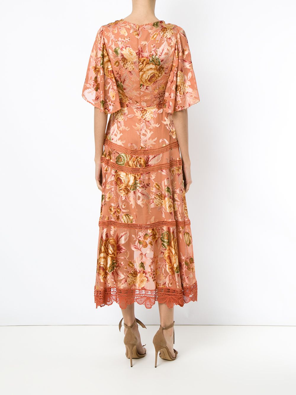 фото Martha medeiros floral midi dress