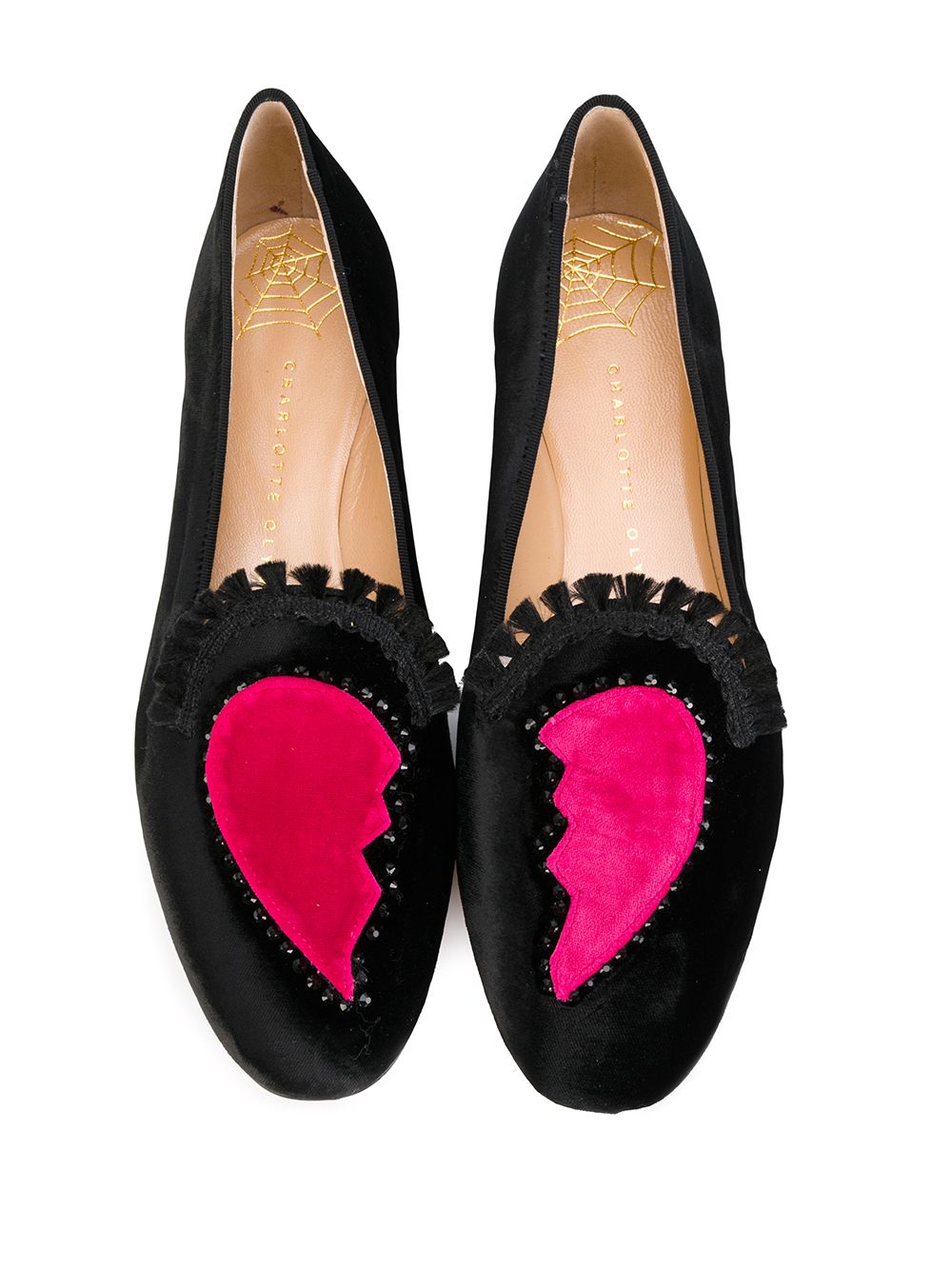 фото Charlotte olympia слиперы 'broken heart '