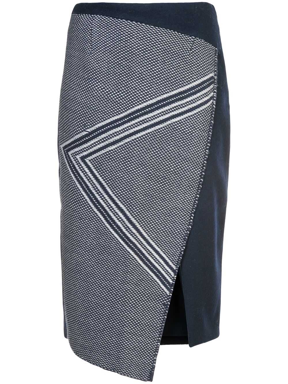фото Voz асимметричная юбка с геометрическим узором