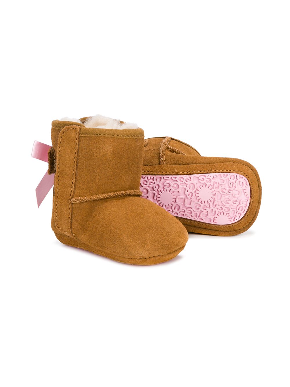 фото Ugg kids угги-пинетки с бантами 'jesse bow'