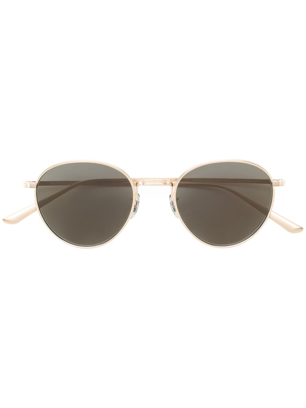 фото Oliver peoples солнцезащитные очки с круглой оправой 'brownstone 2'