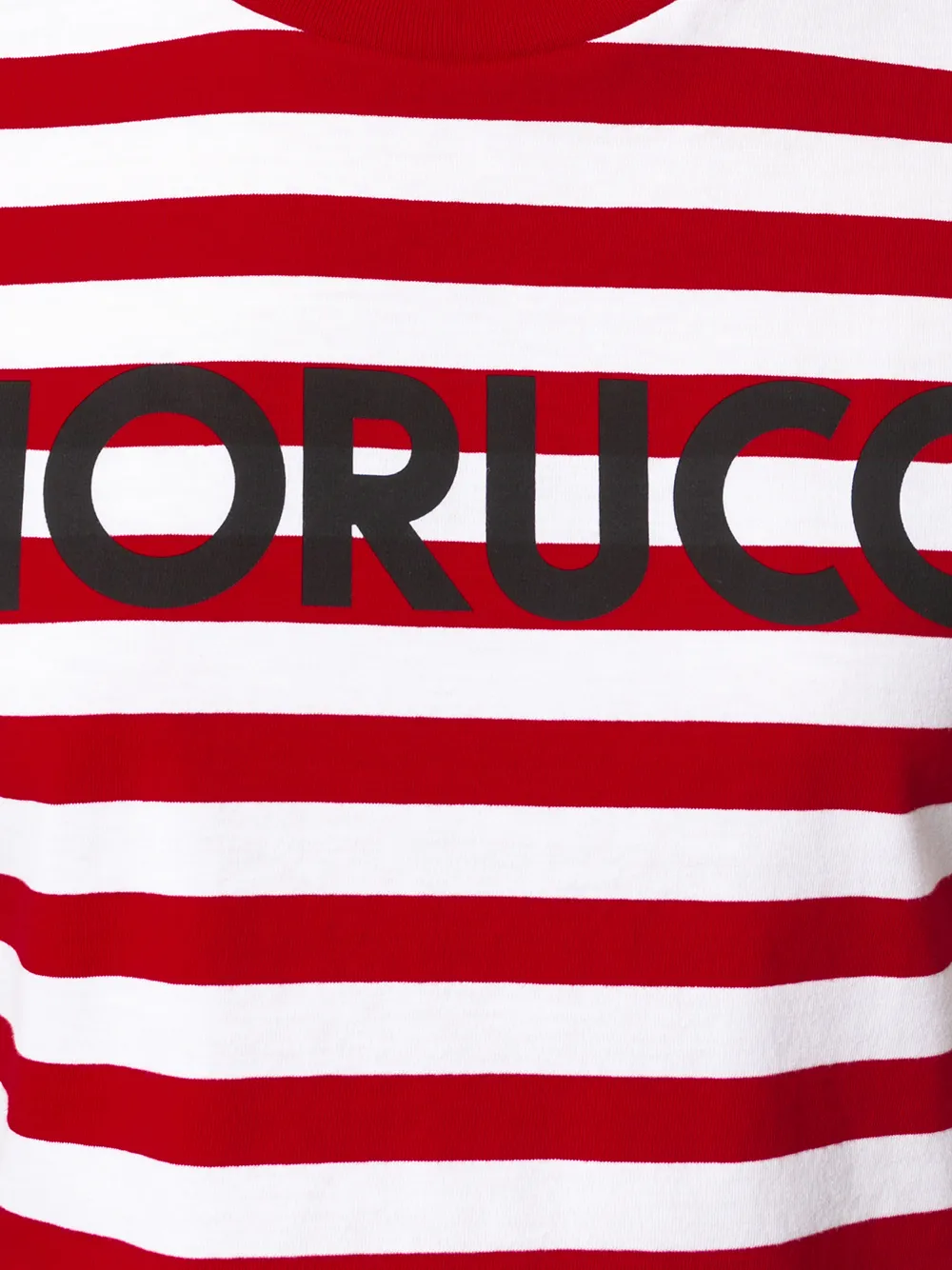 фото Fiorucci полосатая укороченная футболка