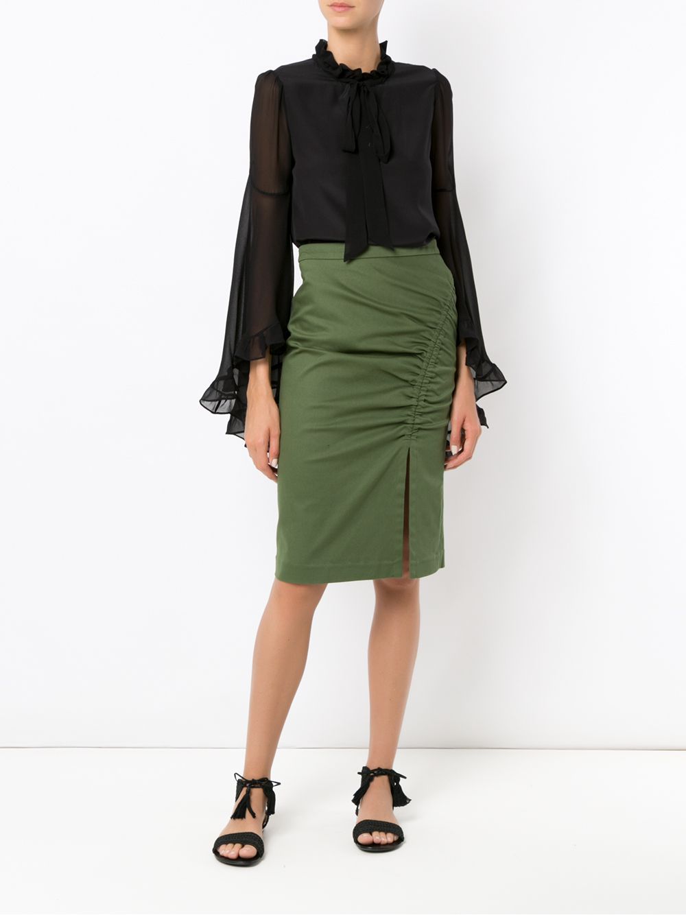 фото Isolda heliconia pencil skirt