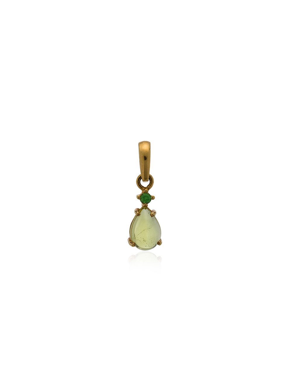 фото Jessie western tsavorite gemstone teardrop pendant