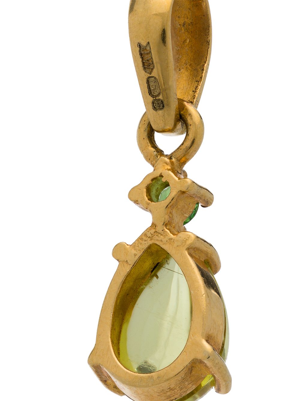 фото Jessie western tsavorite gemstone teardrop pendant