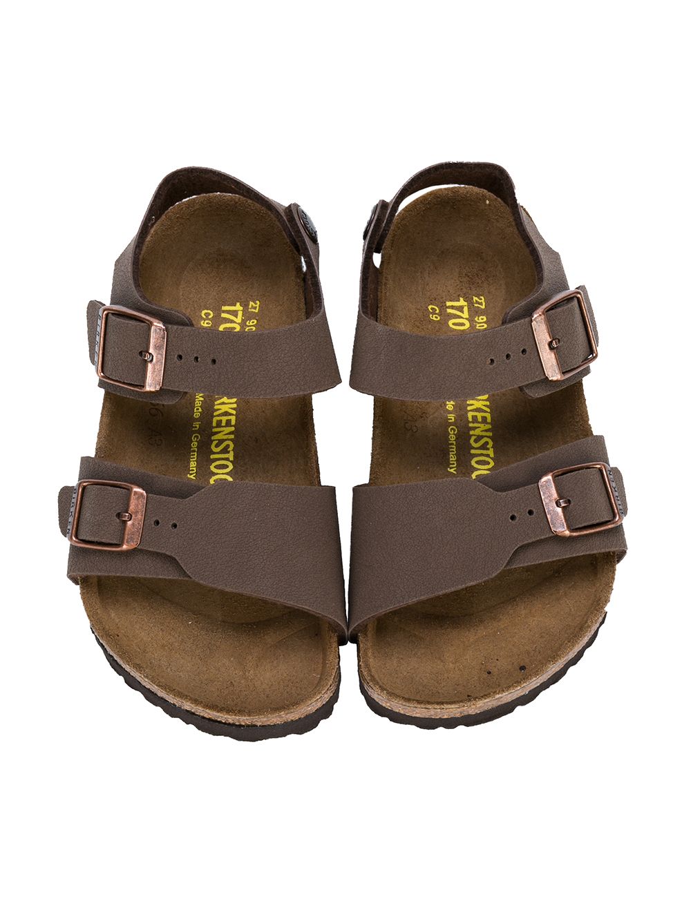 фото Birkenstock kids сандалии на плоской подошве с пряжками