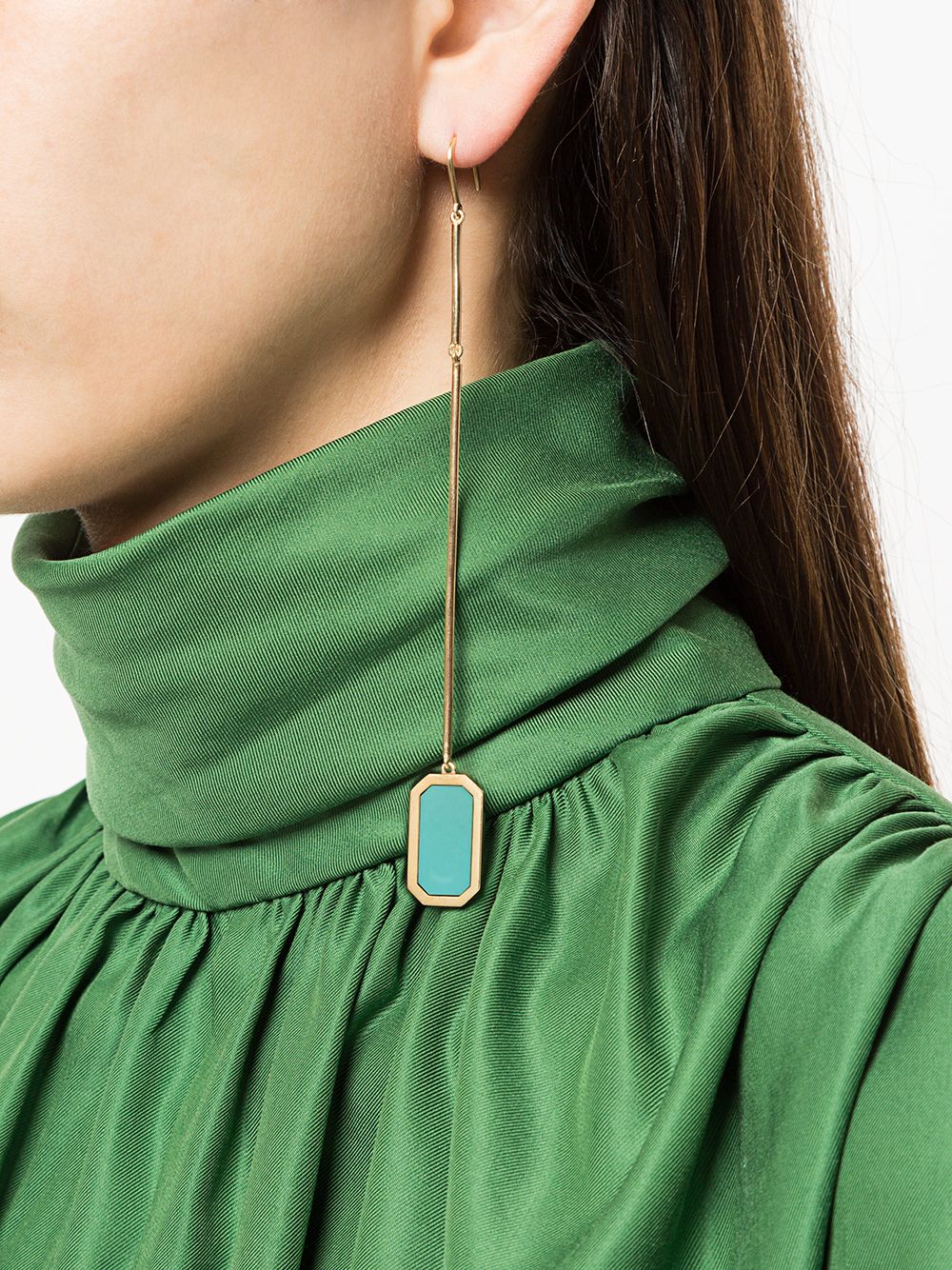 фото Julia davidian turquoise single earring