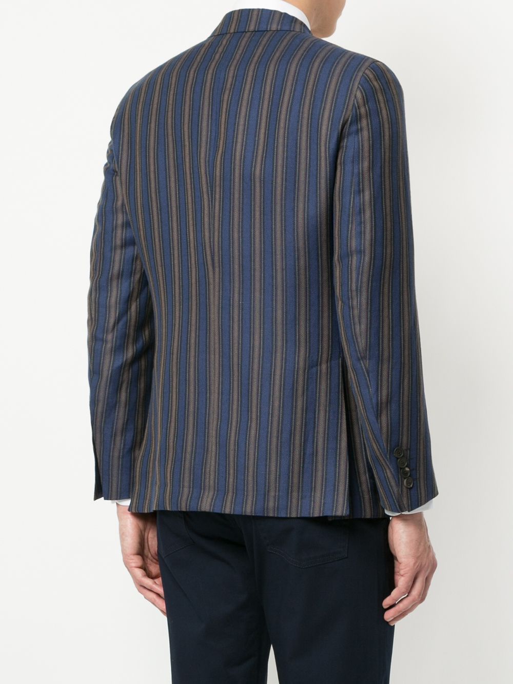 фото Gieves & hawkes stripe fitted blazer