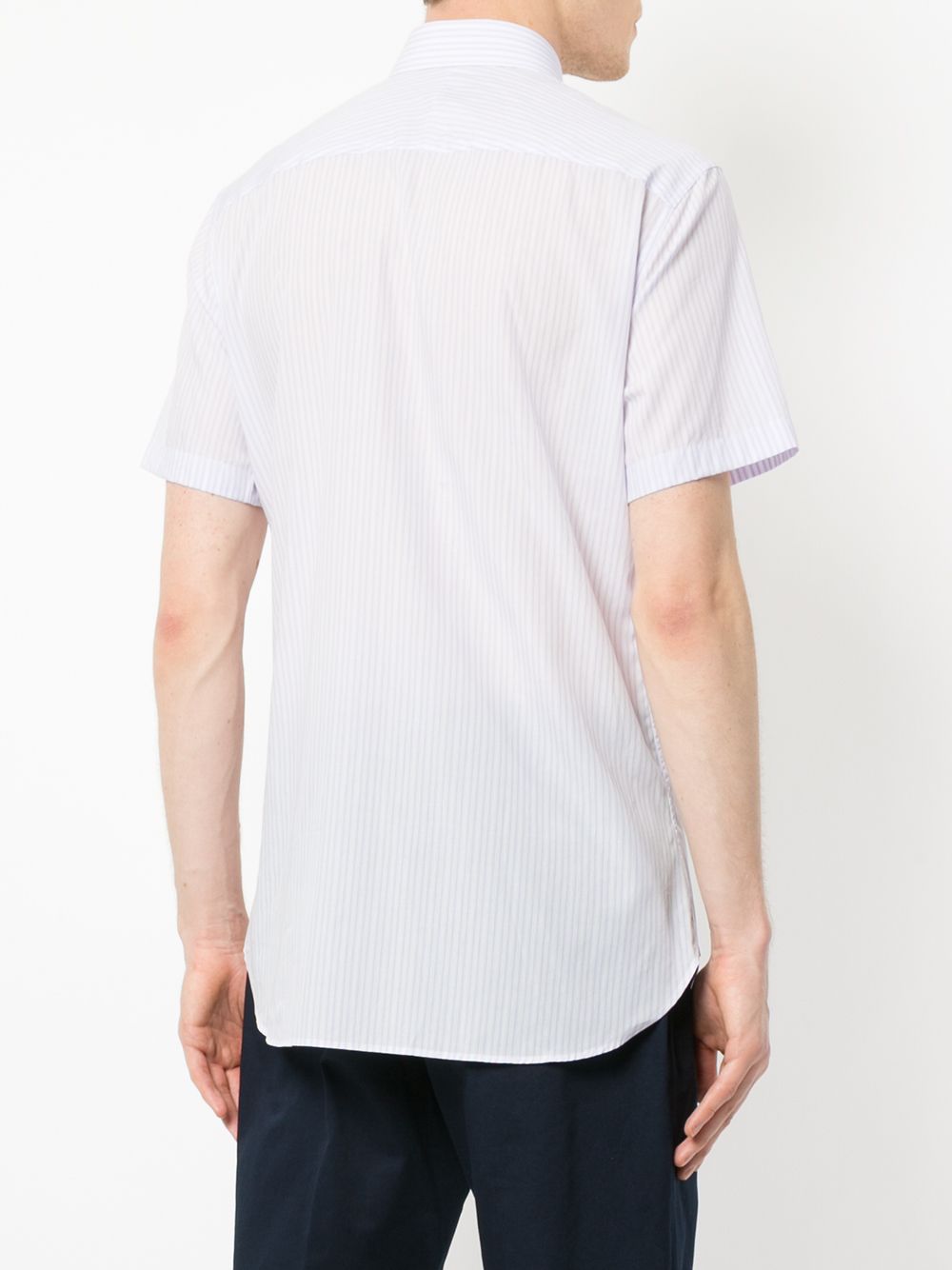 фото Gieves & hawkes short-sleeved striped shirt