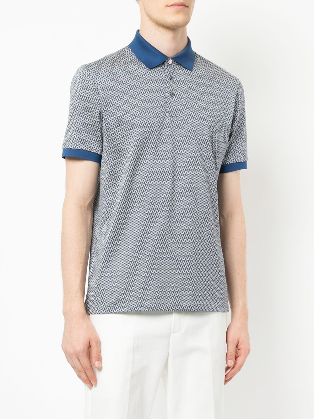 фото Gieves & hawkes printed polo shirt