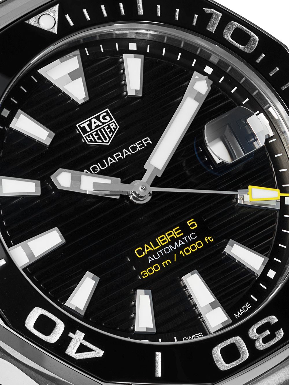 фото Tag heuer часы 'aquaracer calibre 5' 43мм