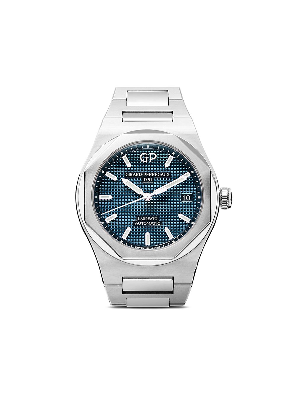 фото Girard perregaux часы 'laureato' 38 мм