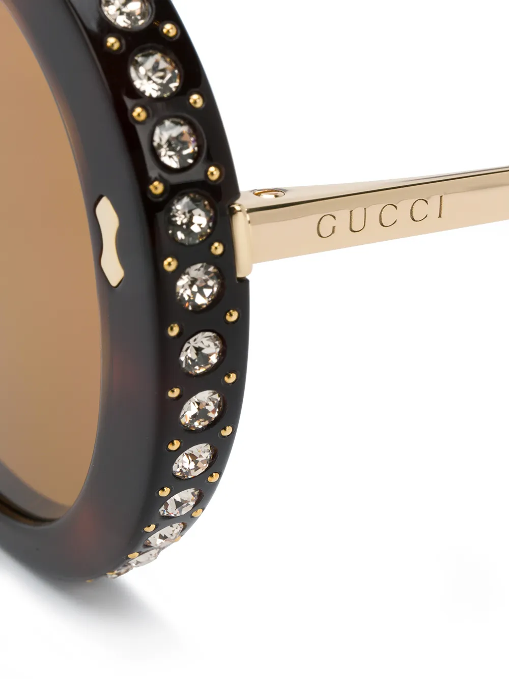 фото Gucci eyewear складные солнцезащитные очки-авиаторы