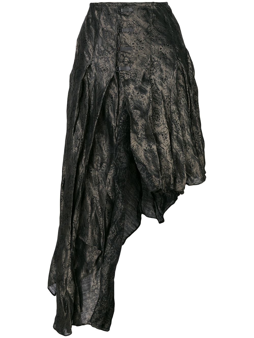 фото Romeo gigli pre-owned жаккардовая юбка асимметричного кроя