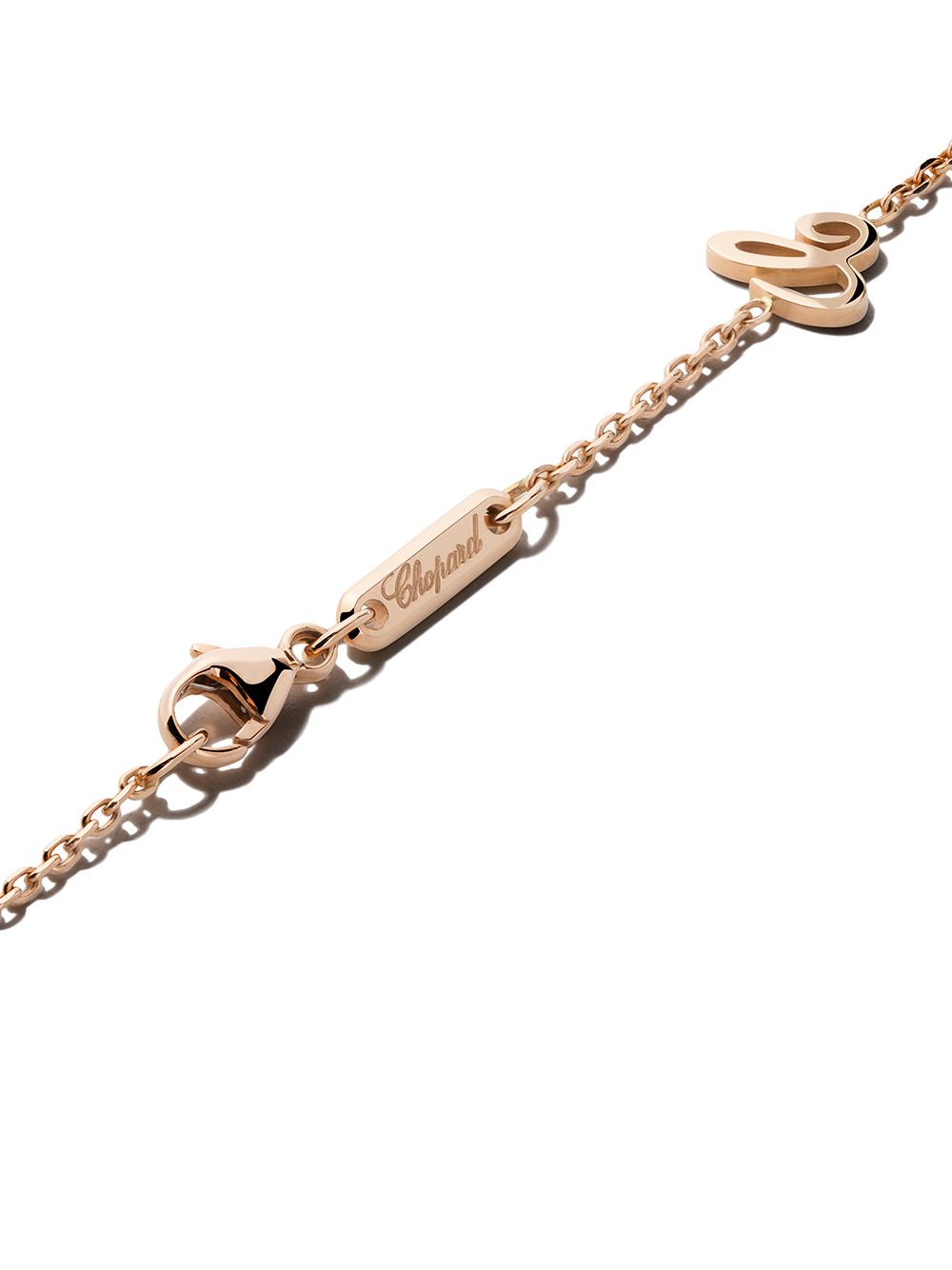 фото Chopard 18kt rose gold happy diamonds icons necklace