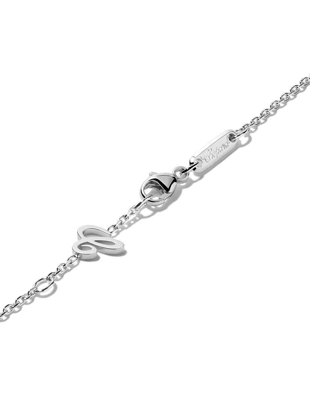 фото Chopard 18kt white gold ice cube pure diamond necklace