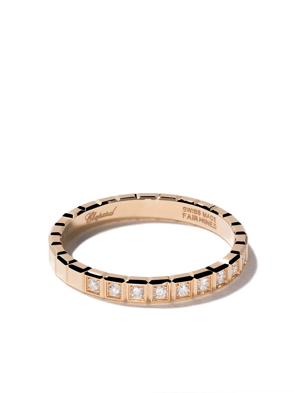 фото Chopard 18kt yellow gold ice cube diamond ring