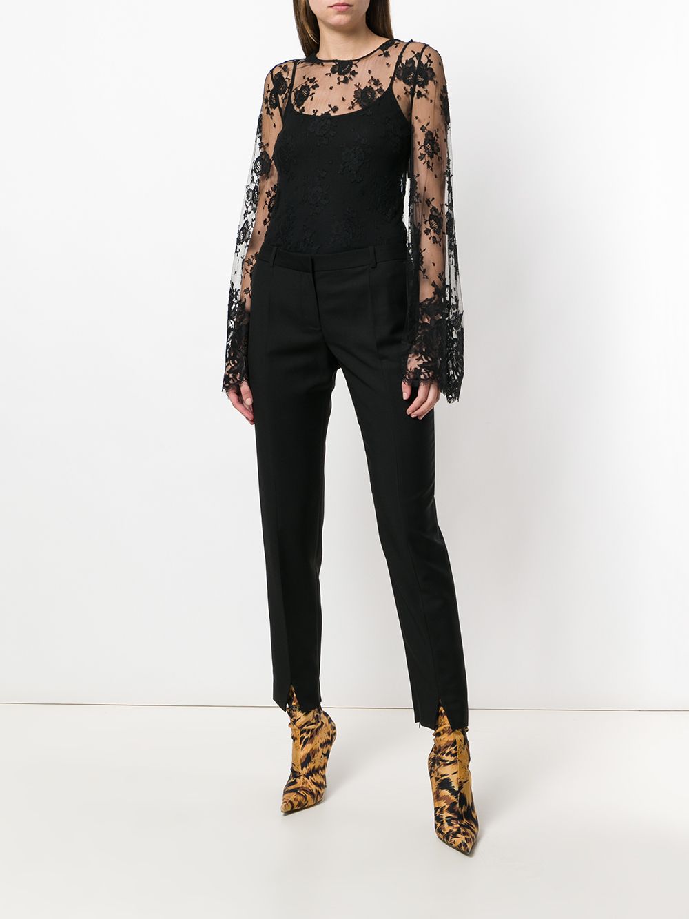 фото Givenchy приталенные брюки строгого кроя