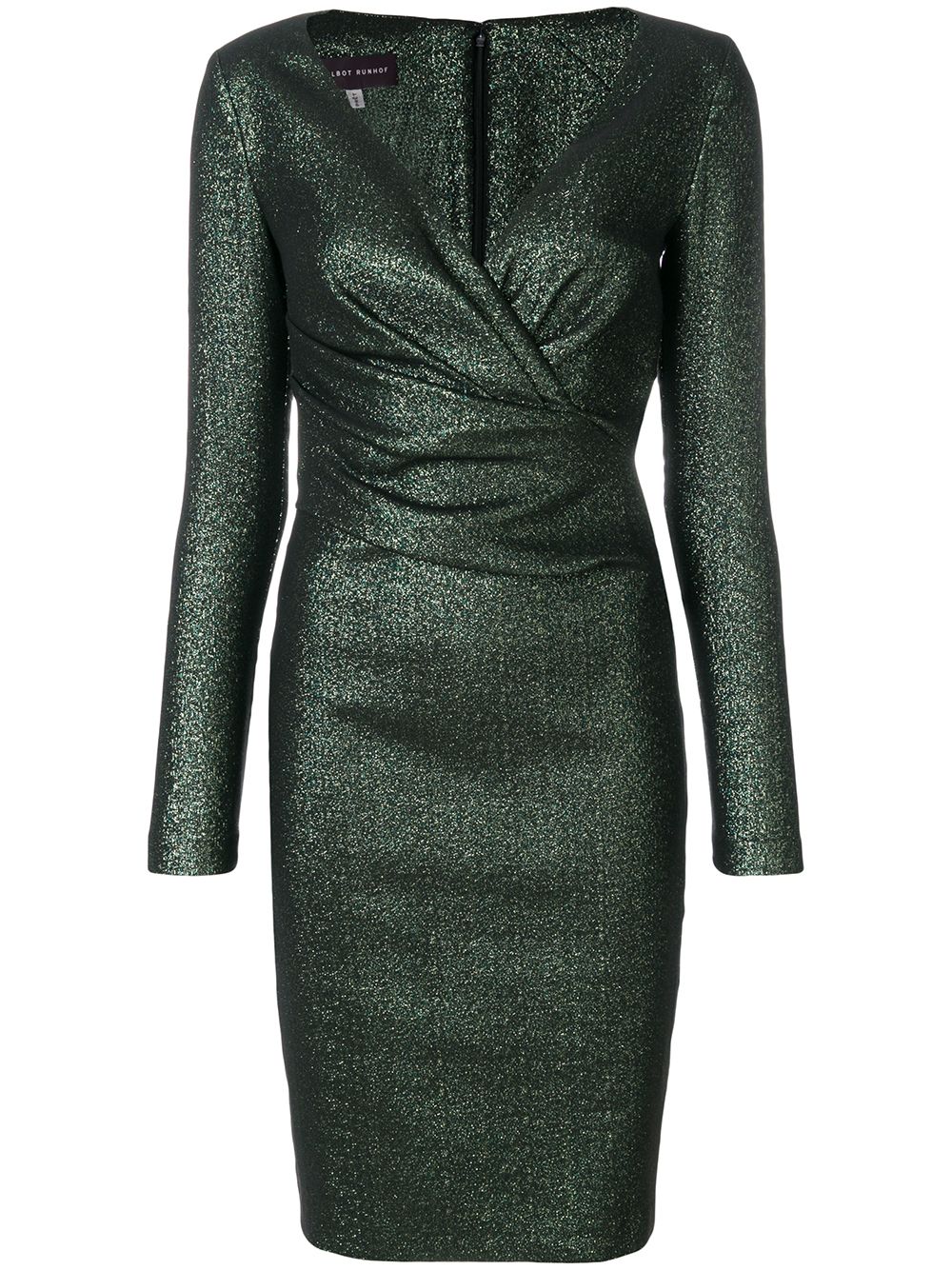 фото Talbot runhof long-sleeved pencil dress