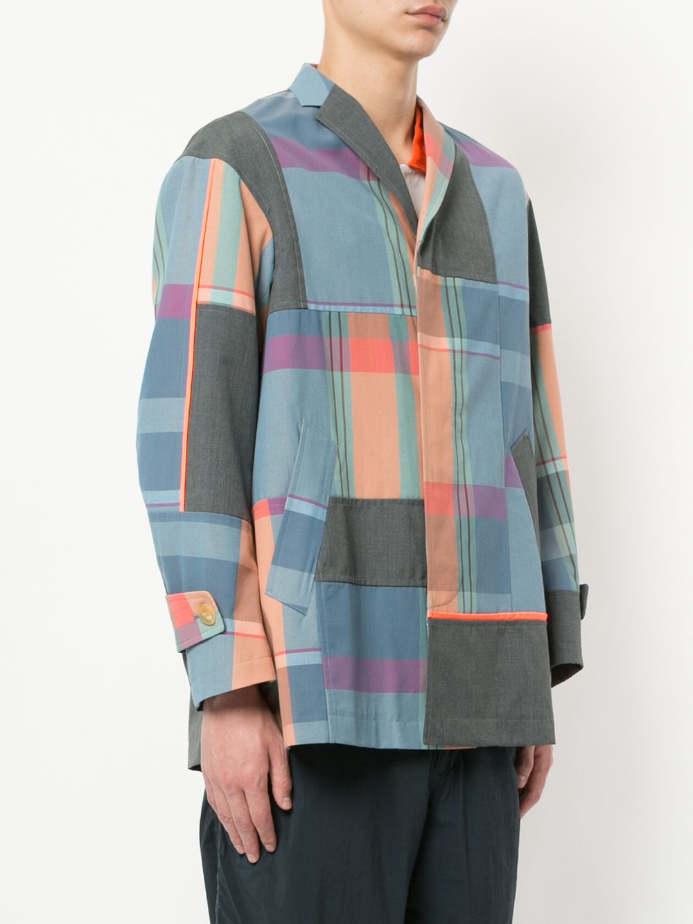 фото Kolor куртка-рубашка в стиле колор-блок