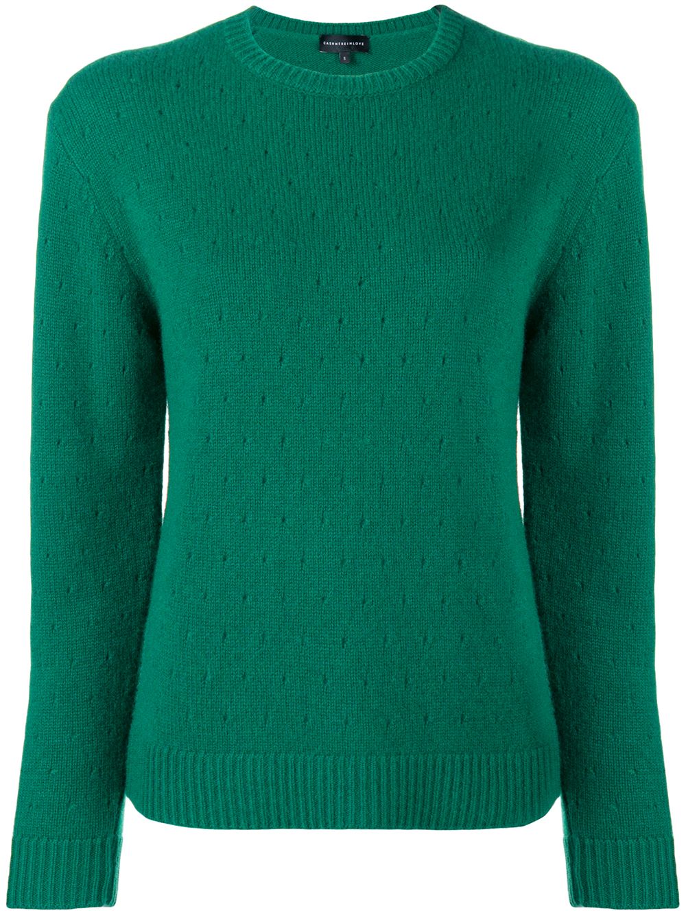 фото Cashmere in love cashmere perforated pattern jumper