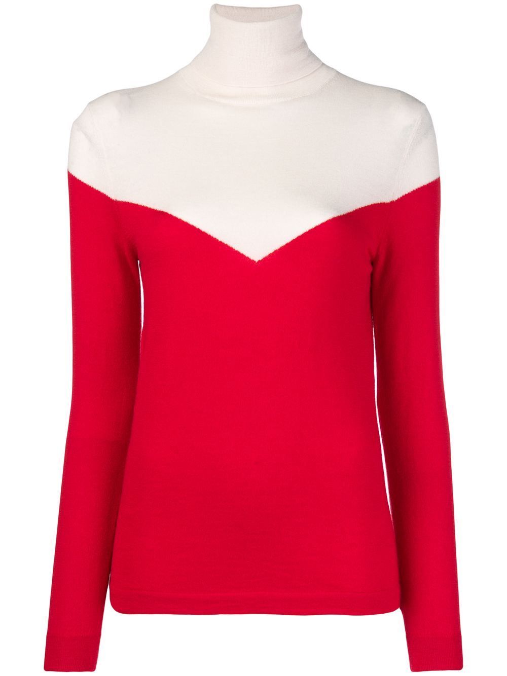 фото Cashmere in love two-tone roll neck jumper