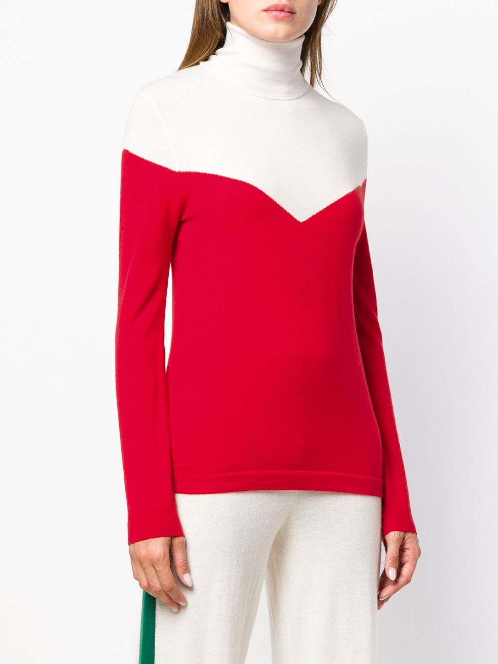 фото Cashmere in love two-tone roll neck jumper