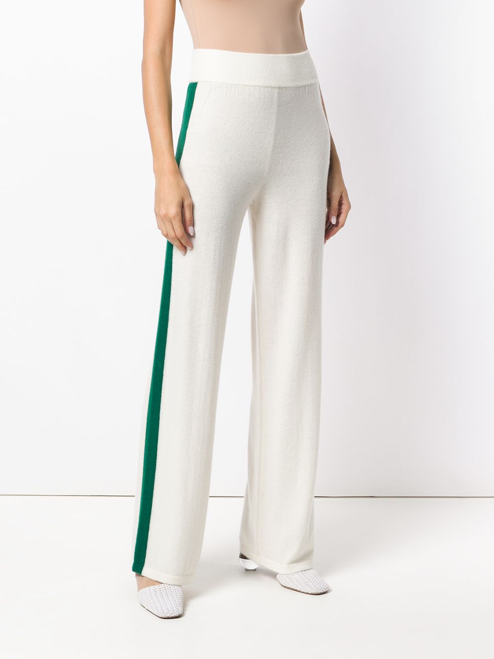 фото Cashmere in love cashmere blend side stripe track pants