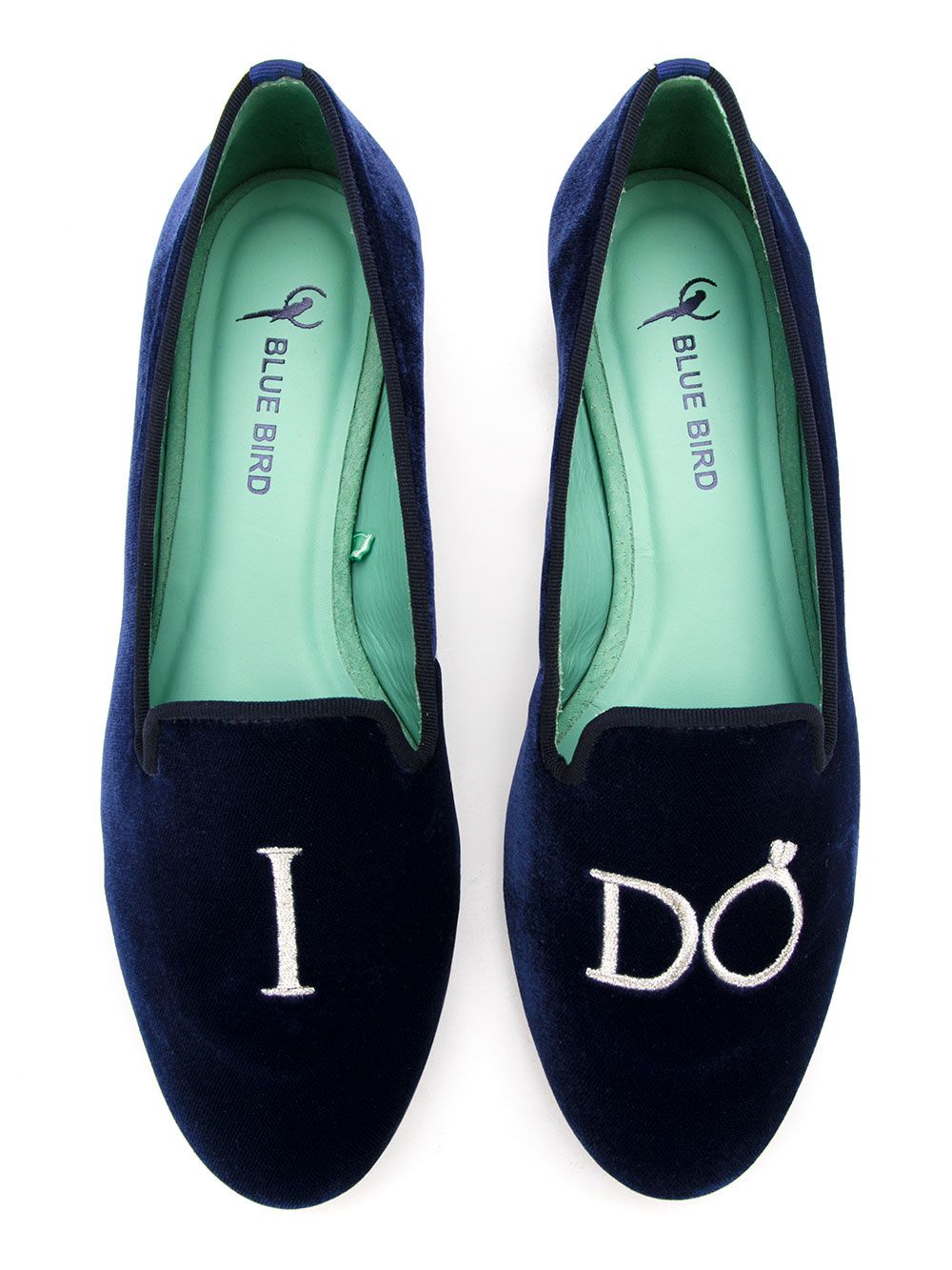 фото Blue bird shoes velvet i do loafers