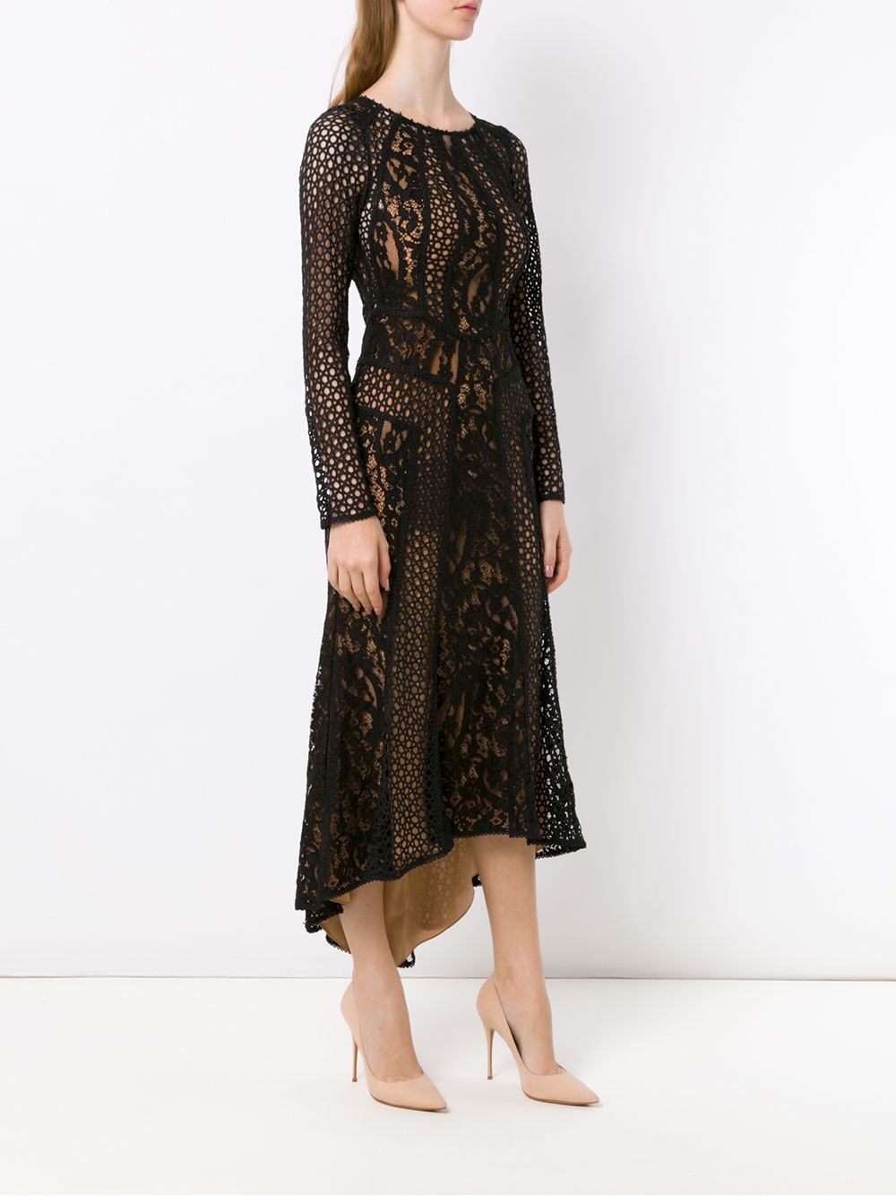 фото Martha medeiros miranda lace midi dress