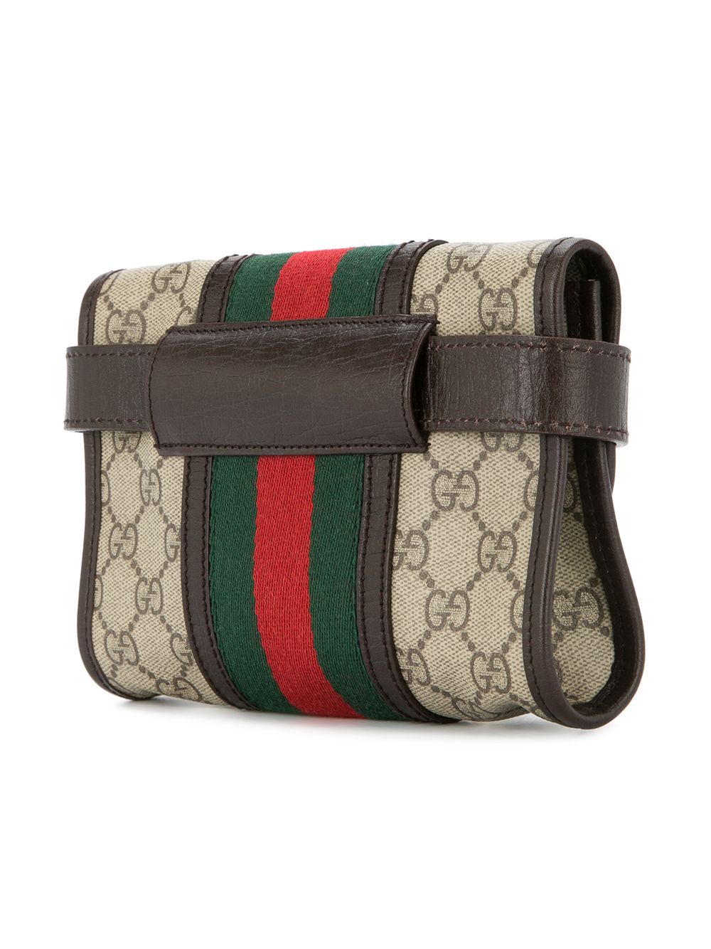 фото Gucci pre-owned сумка на пояс с узором с монограммами 'shelly'