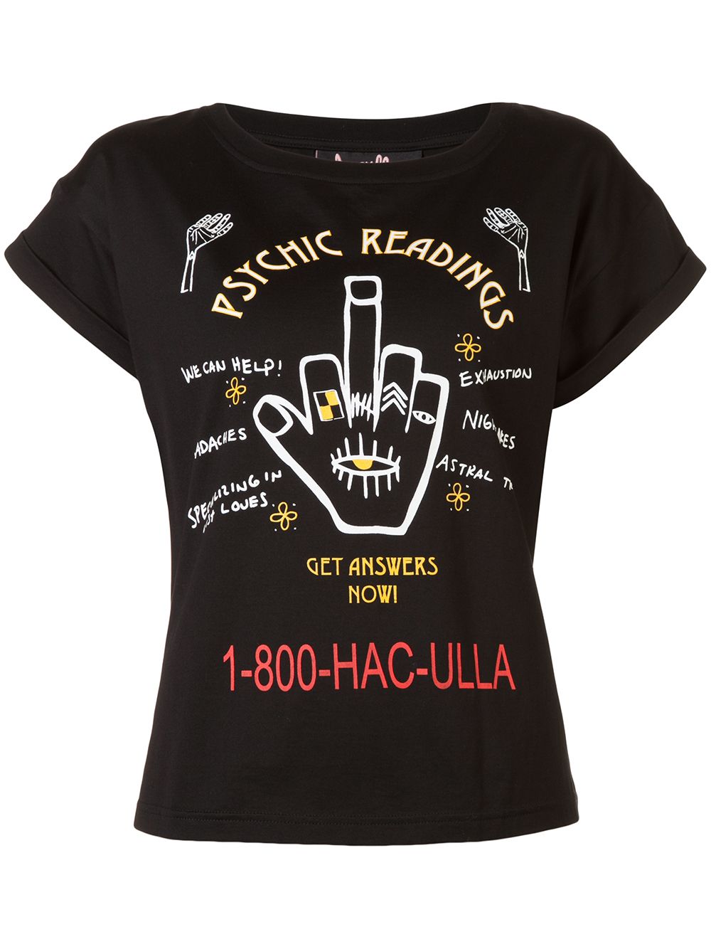 фото Haculla psychic readings print t-shirt