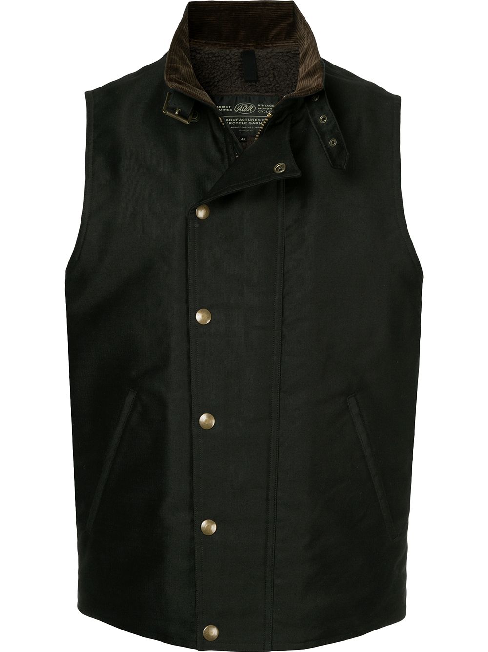 фото Addict clothes japan press stud boa vest