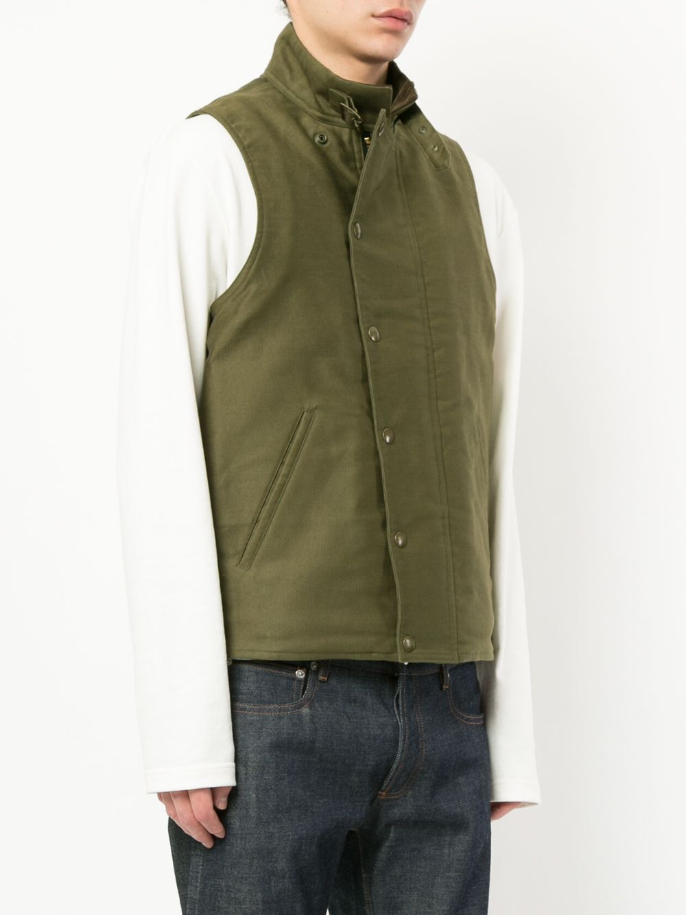 фото Addict clothes japan press stud boa vest