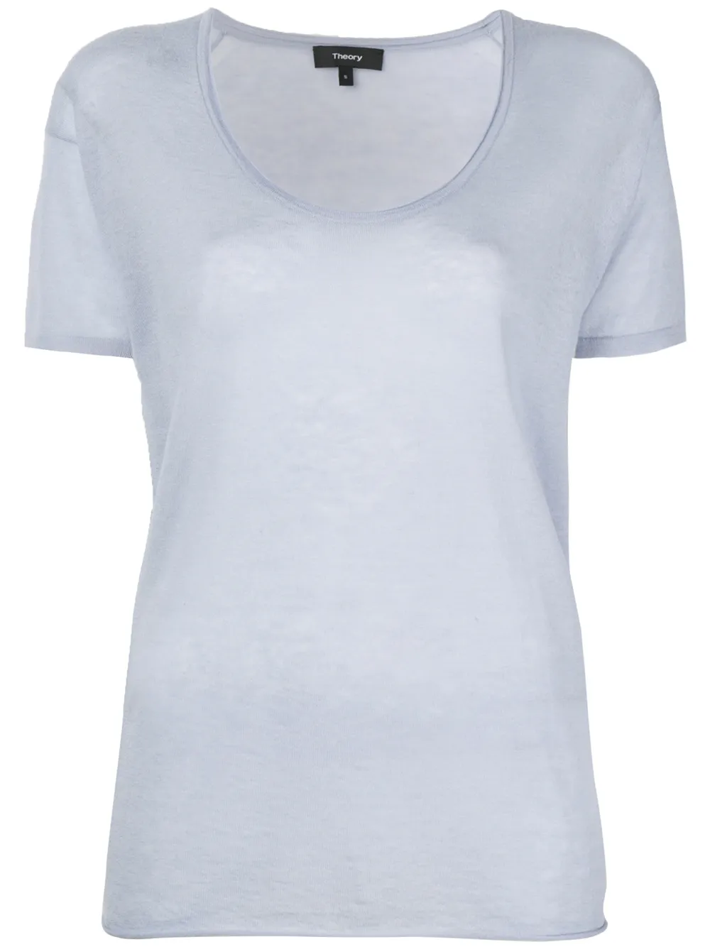 фото Theory round-neck drop-shoulder t-shirt