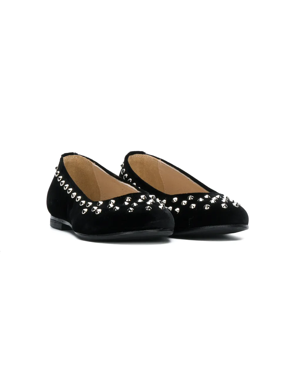 фото Ermanno scervino junior studded ballerina flats