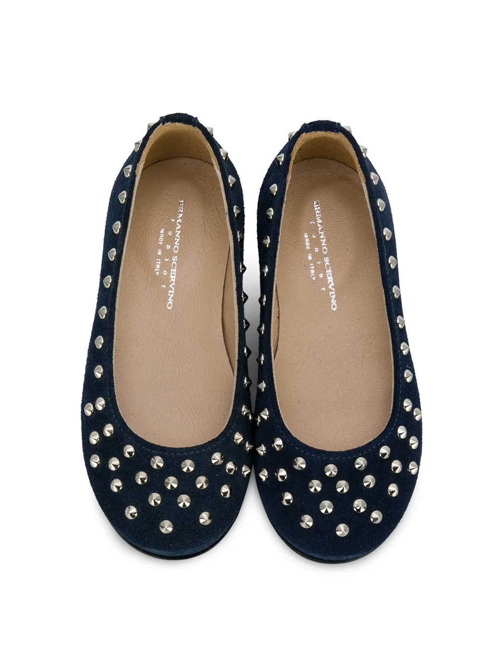 фото Ermanno scervino junior studded ballerinas