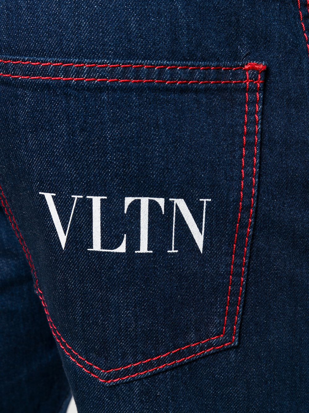 фото Valentino прямые джинсы 'vltn'