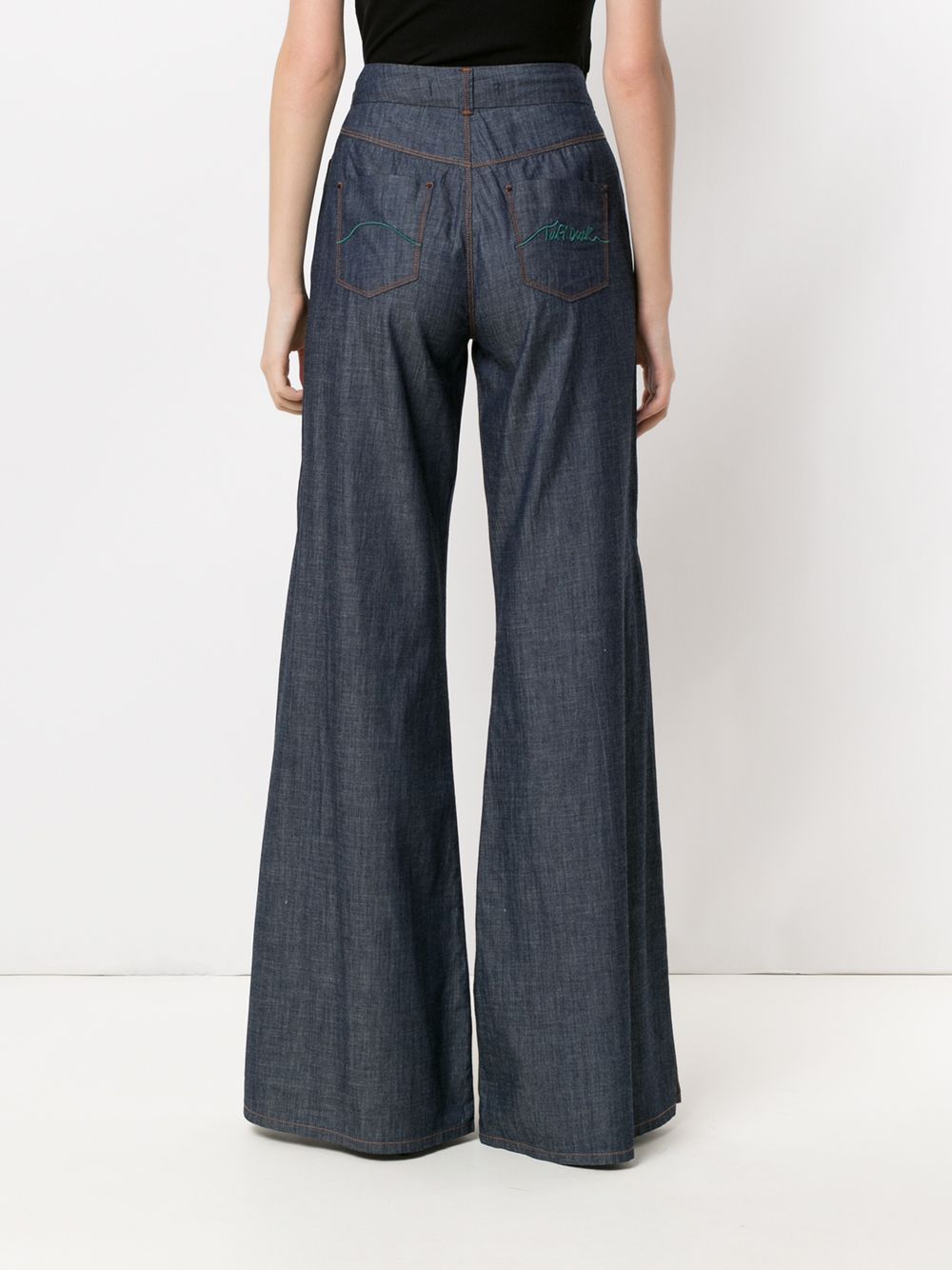 фото Tufi duek wide leg jeans