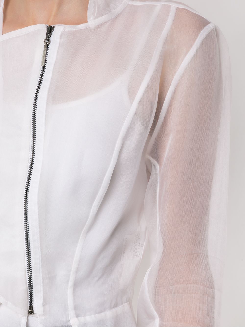 фото Tufi duek sheer asymmetrical jacket