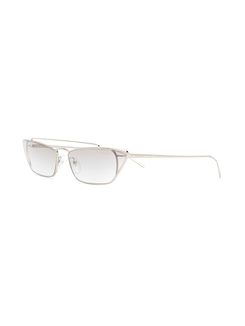 фото Prada eyewear minimal cat eye sunglasses