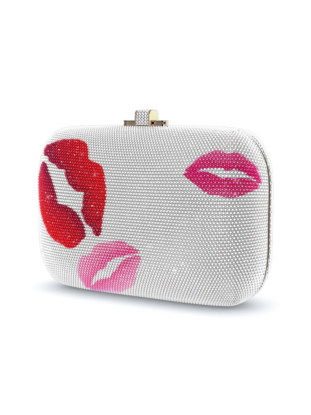 фото Judith leiber сумка 'pucker up slide lock customizable monogram'