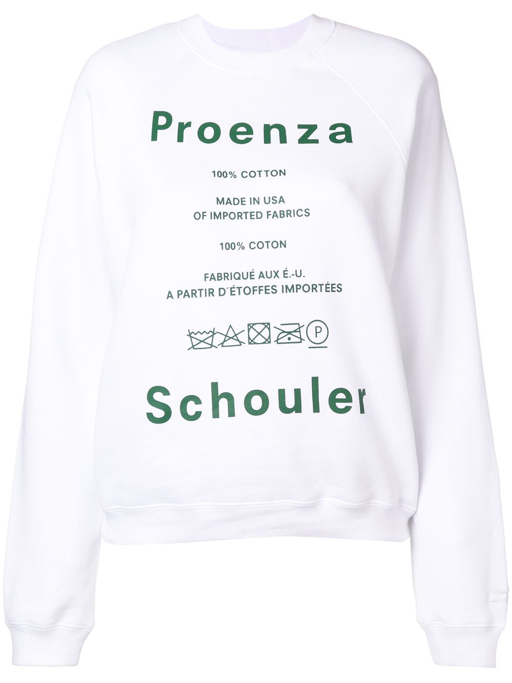 фото Proenza schouler white label свитер с принтом