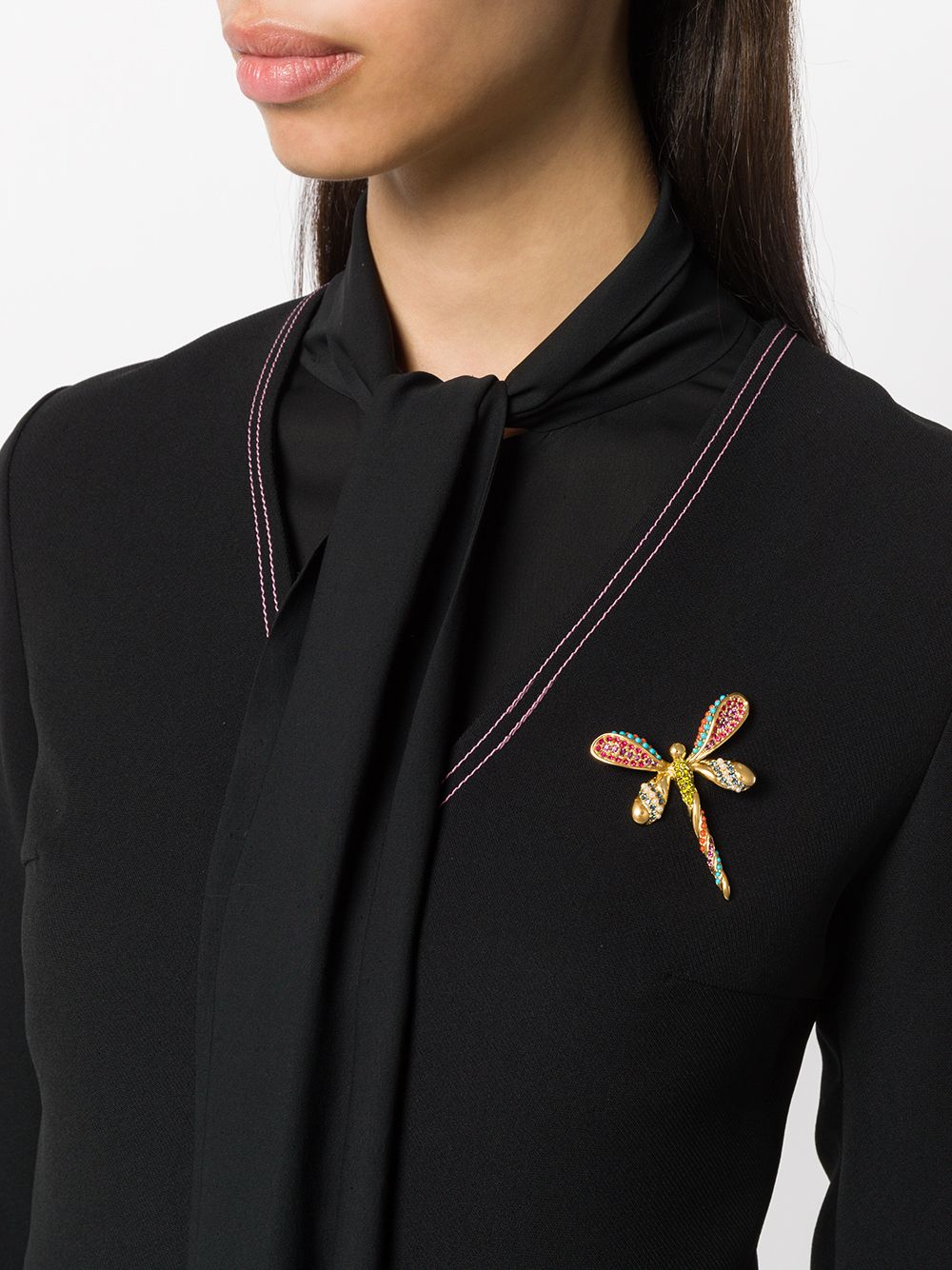 фото Susan caplan vintage d'orlan dragonfly brooch